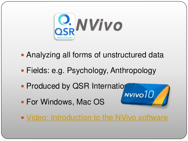 Free Qualitative Data Analysis Software For Mac